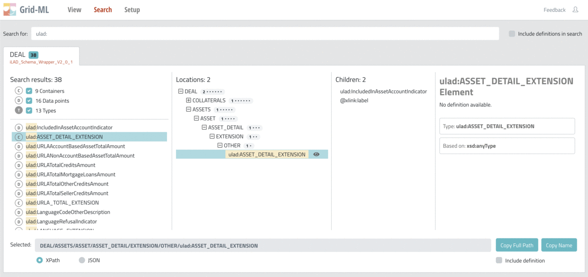 XML Schema Namespace Search