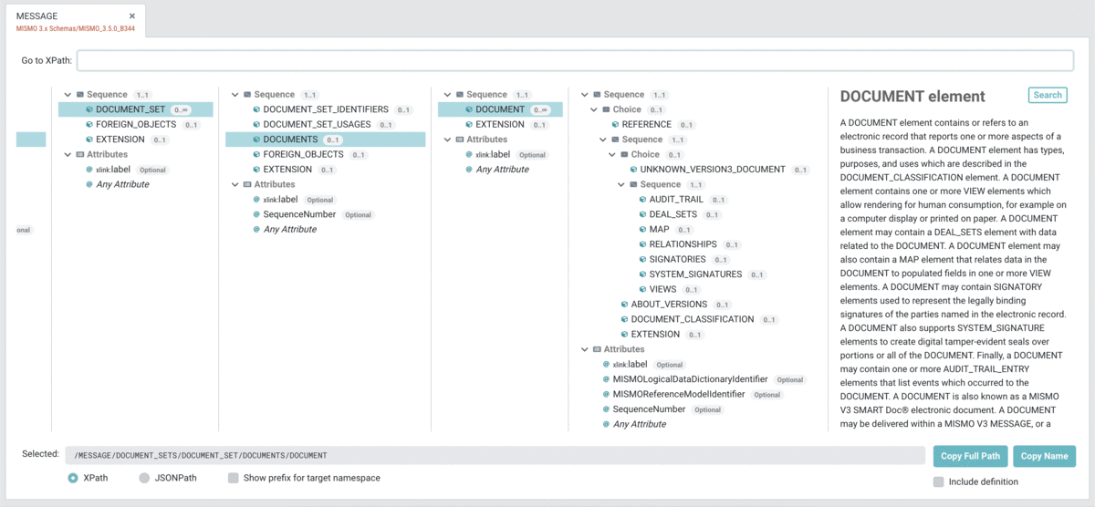 MISMO Model Viewer